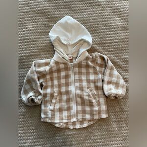 Cozy Checkered Kids Jacket